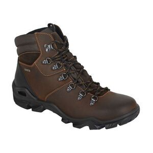 IMAC Mens Waxy Leather Walking Boots / Brown
